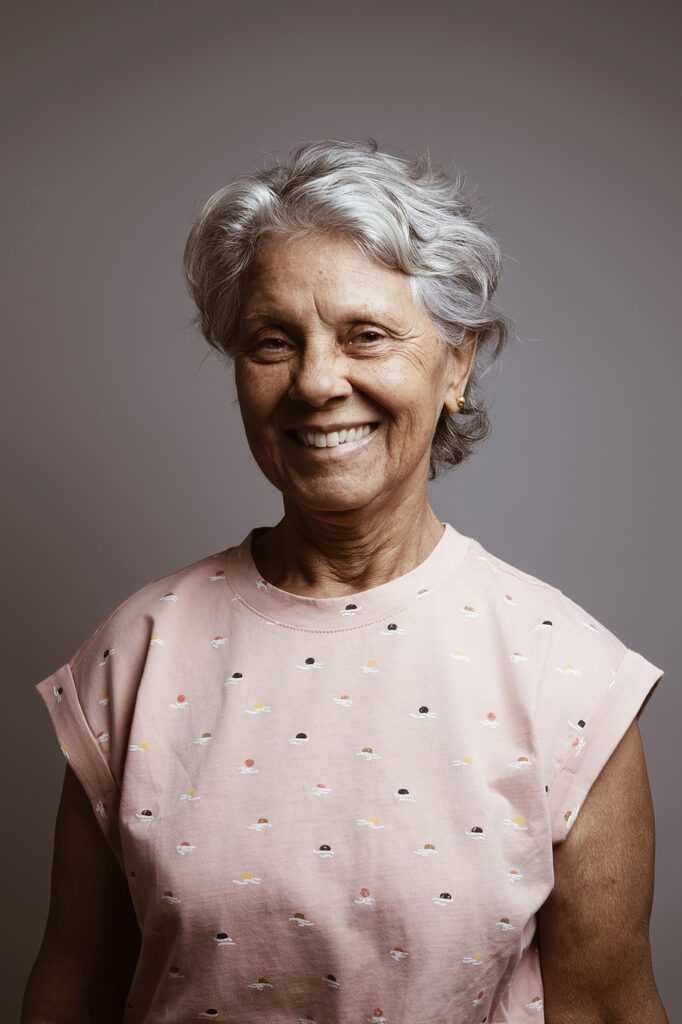 Portrait féminin en studio